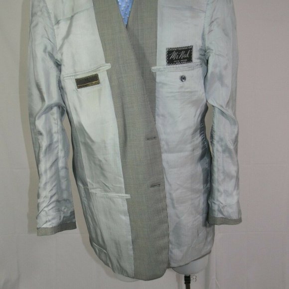 Mr. Ned Vitale Custom Made Two Button Suit 44XL - Picture 9 of 12